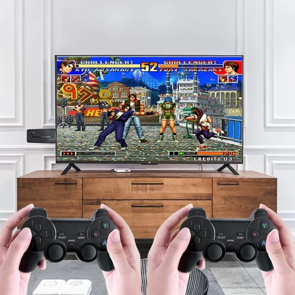 Vídeo Game Stick Retro Controle Sem Fio HDMI 3500 Jogos - Image 9